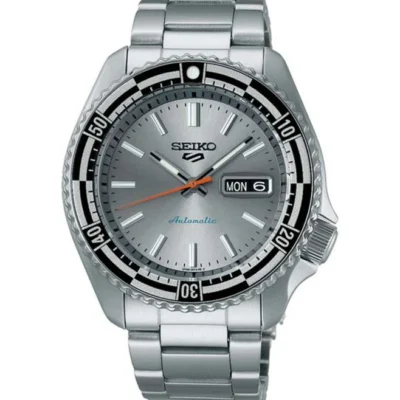 Seiko 5 Sports SRPK09K1 – SKX Special Edition automatic watch with stainless steel case and rotating bezel.