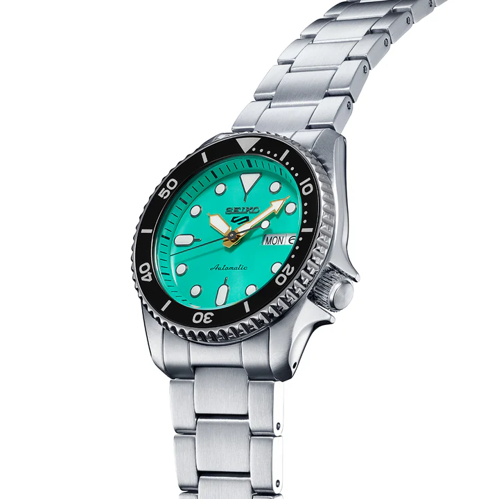Seiko SRPK33K1 teal dial watch - Image 4