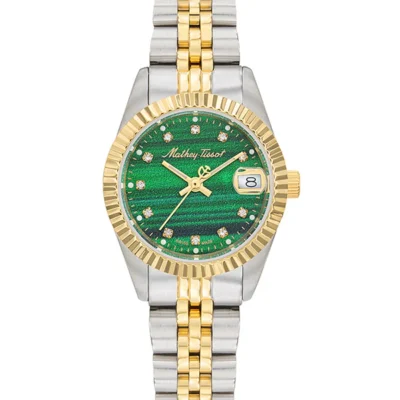 Mathey Tissot D710BSV Green Dial Watch For Women