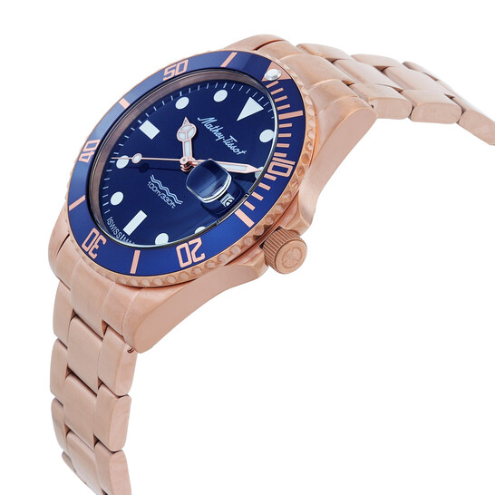 Mathey Tissot H908APRBU Men's Classic Blue Dial Watch - Image 2