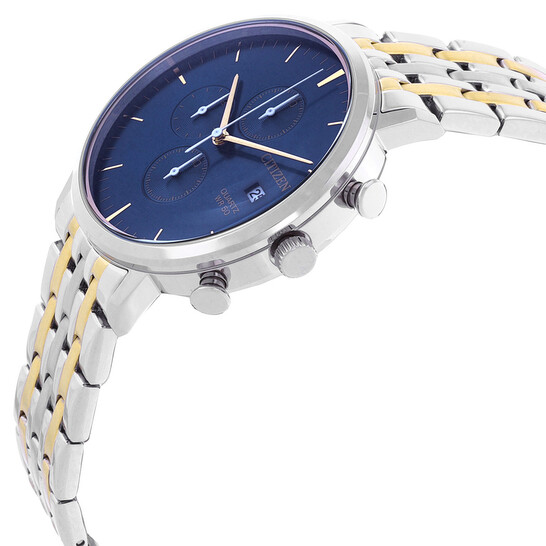 Citizen AN3614-54L Chronograph Quartz Blue Dial Men's Watch - Image 2