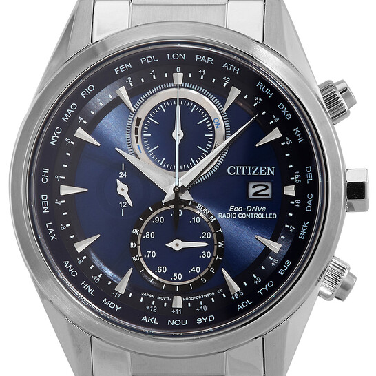 Citizen AT8260-85L Eco-Drive Perpetual Alarm World Time GMT - Image 2