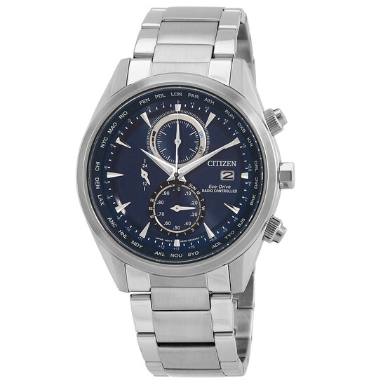 Citizen AT8260-85L Eco-Drive Perpetual Alarm World Time GMT