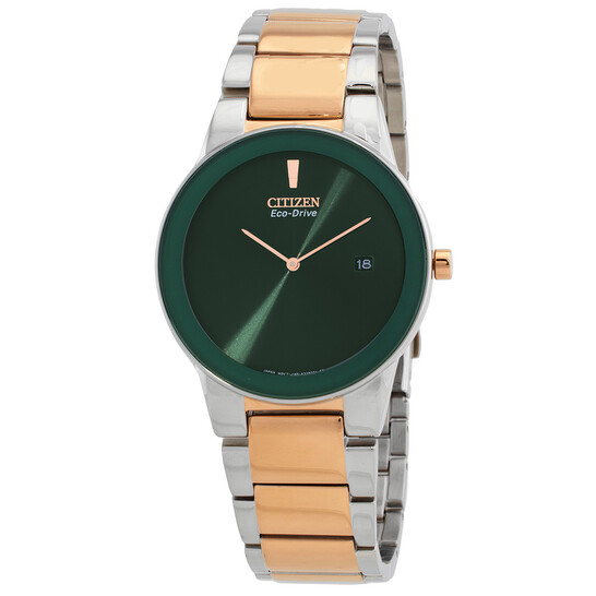 Citizen AU1064-85X Eco-Drive Green Dial Men's Watch