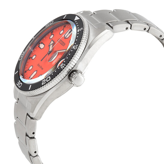 Citizen AW1760-81X Eco-Drive Orange Dial Men's Watch - Image 2