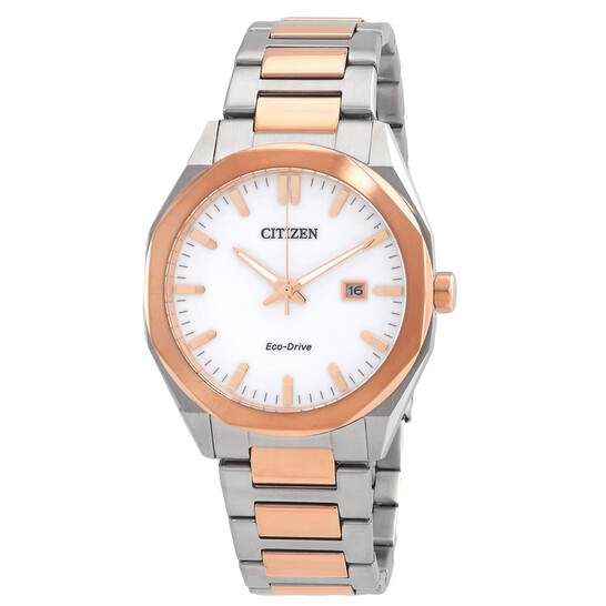 Citizen BM7606-84A Eco-Drive White Dial Men's Watch