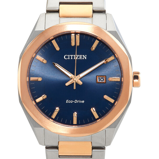Citizen BM7606-84L Eco-Drive Dark Blue Dial Men's Watch - Image 3