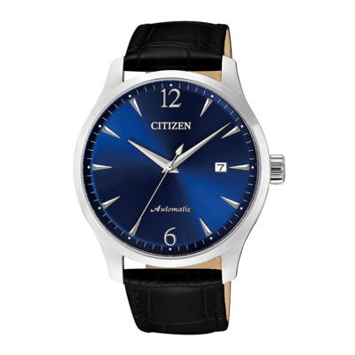 CITIZEN NJ0110-18L MECHANICAL GENTS WATCH BLUE DIAL