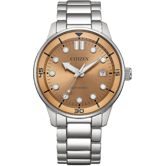 Citizen NJ0191-83X Automatic Salmon Dial Men's Watch