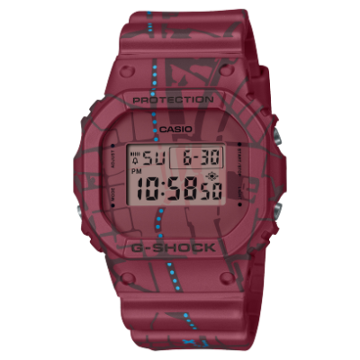 Casio DW-5600SBY-4DR Men Resin G-Shock Digital Red Dial