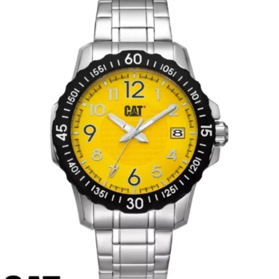 CAT Mens WATCH 'Downforce' 44mm case, Stainless Steel AP.141.11.717