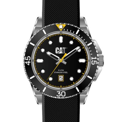Caterpillar Men's Watch QC.141.21.121 Black Bezel Black Dial