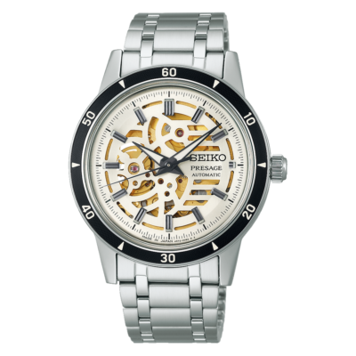 Seiko SARY255 Style60's Skeleton Dial Watch