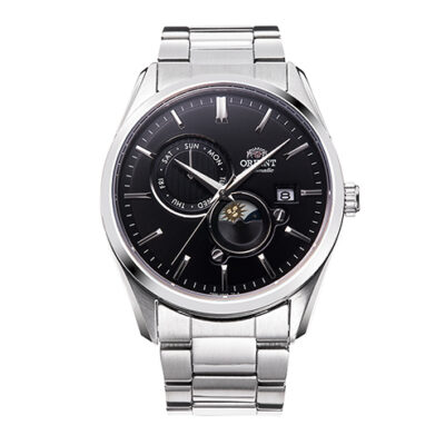 Orient Sun & Moon Automatic Black Dial Men's Watch RA-AK0307B10B
