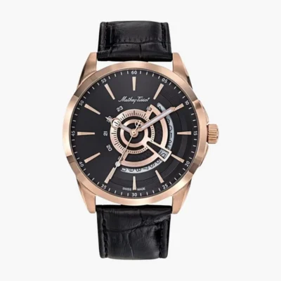 Mondo Quartz H711PN Black Dial Men's Watch