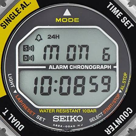 Seiko SMGG17P1 Rotocall Quartz Digital Mens Watch - Image 3