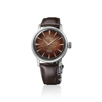 Seiko Presage HCB003J1 Men Brown Leather Watch
